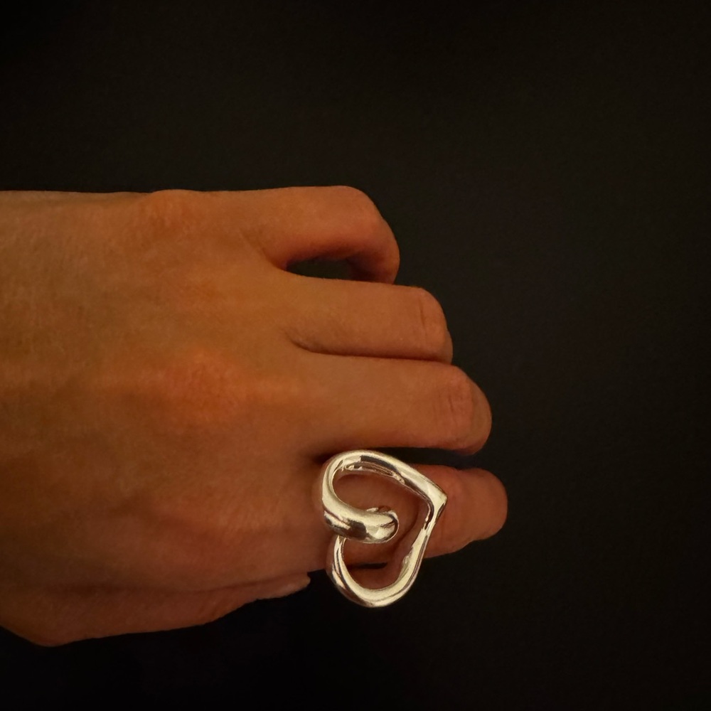 Silver Heart Ring - perfect gift